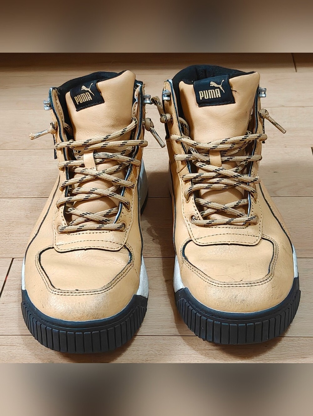 Puma Tan High-Top Casual Boots